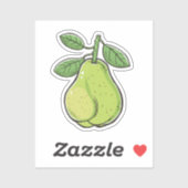 Cartoon pear シール (シート)