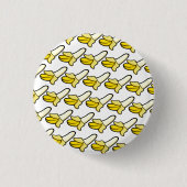 Cartoon Peeled Bananas Fruit Pin 缶バッジ (正面)