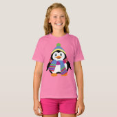 cartoon penguin tシャツ (正面フル)
