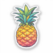 Cartoon pineapple シール (正面)
