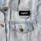 Cartoon Pirateスカル&ボーンズキッドのパーティー名タグ 缶バッジ (インサイチュ)