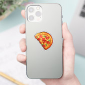 Cartoon pizza シール (スマートフォン)