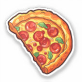 Cartoon pizza シール (正面)