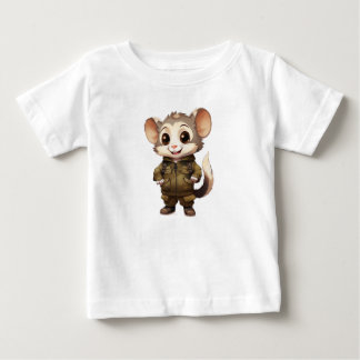 Cartoon Possum Toddler Fine Jersey T-shirt ベビーTシャツ