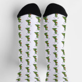 Cartoon Praying Mantis Socks ソックス (上部)