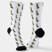 Cartoon Praying Mantis Socks ソックス (傾斜あり)