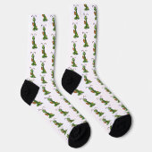 Cartoon Praying Mantis Socks ソックス (右)