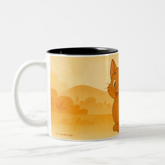 Cartoon Pumpkin Pals Mug ツートーンマグカップ (左)