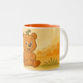 Cartoon Pumpkin Pals Mug  ツートーンマグカップ (正面右)