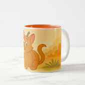 Cartoon Pumpkin Pals Mug ツートーンマグカップ (正面右)