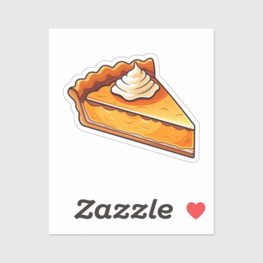 Cartoon pumpkin pie シール (シート)