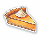 Cartoon pumpkin pie シール (正面)