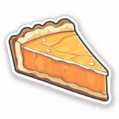 Cartoon pumpkin pie シール (正面)