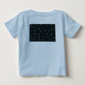 Cartoon Quest Tee：どこにおもしろい来が生きるか！」 ベビーTシャツ (裏面)