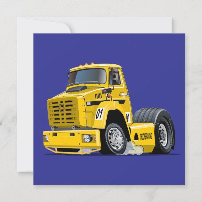 Cartoon Racing truck (正面)