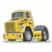 Cartoon Racing truck シール (正面)