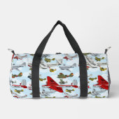 Cartoon retro airplanes ダッフルバッグ (正面)