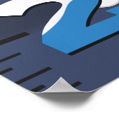 Cartoon Rock Star Growthチャート。 ポスター (角)