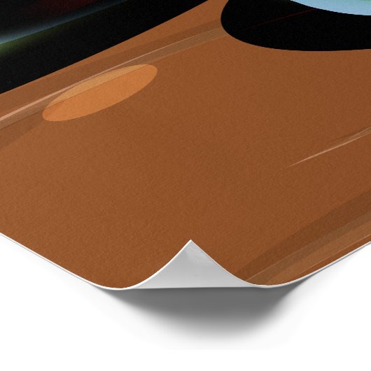 Cartoon Science実験 ポスター (角)