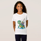 Cartoon Sea Turtle T-Shirt Tシャツ (正面フル)