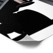 Cartoon semi truck ポスター (角)