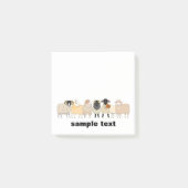 cartoon sheep group post it. ポストイット (正面)