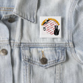 Cartoon Skeleton Catこうもり&幽霊フォトフレーム 缶バッジ (インサイチュ)