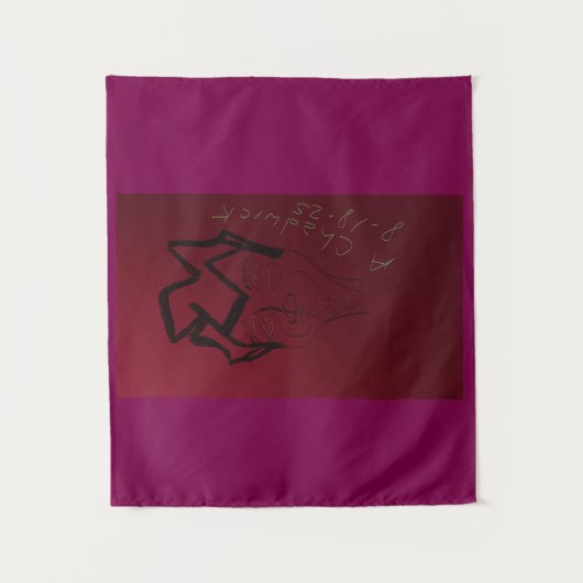 Cartoon Sketch  タペストリー (正面)