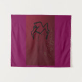 Cartoon Sketch  タペストリー (正面(横))