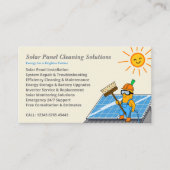 Cartoon Solar Panel Cleaning Services 名刺 (正面)