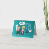 cartoon; solliciteren met een cv カード (正面)