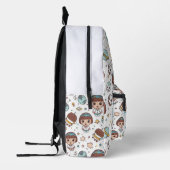 Cartoon Space Back to School Supplies Teachers  プリントバックパック (左)