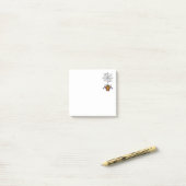 Cartoon Spiderつるのくもの巣保持バケット ポストイット (デスク上)