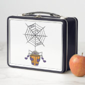 Cartoon Spiderつるのくもの巣保持バケット メタルランチボックス (インサイチュ)