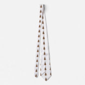 Cartoon Style Double Bass ネクタイ (裏面)