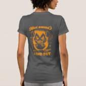 Cartoon Tasmanian Devil "Mess Around and Find Out" Tシャツ (裏面)