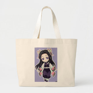 Cartoon totes bag ラージトートバッグ