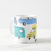 Cartoon Transport：シティキッズおもしろい。 コーヒーマグカップ (正面左)
