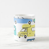 Cartoon Transport：シティキッズおもしろい。 コーヒーマグカップ (中央)