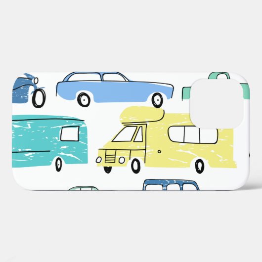 Cartoon Transport:シティキッズおもしろい。 Case-Mate iPhoneケース (裏面 (横))