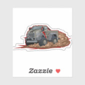 Cartoon truck シール (シート)