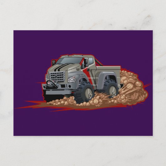 Cartoon truck ポストカード (正面)