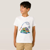  Cartoon Turtle Kids Tee Tシャツ (正面フル)