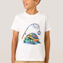  Cartoon Turtle Kids Tee Tシャツ