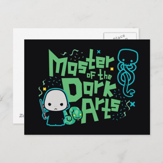 Cartoon Voldemort – ダークアーツの巨匠 ポストカード (正面/裏面)