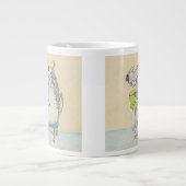 Cartoon Warthogのマグ。 ジャンボコーヒーマグカップ (正面)