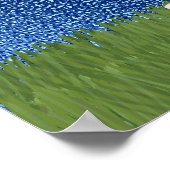 Cartoon Wire Fox Terrier ポスター (角)