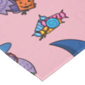 Cartoon Wizard Owl Pattern テーブルクロス (アングル)