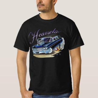 CARtoonsは1963 Cadillac Hearse Tシャツにスタイルを設定 Tシャツ