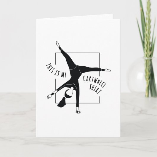 Cartwheelシャツ カード (正面)